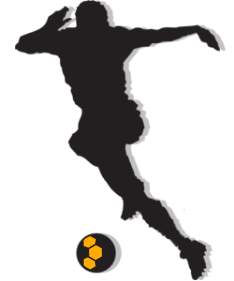 Silhueta de jogador de futebol